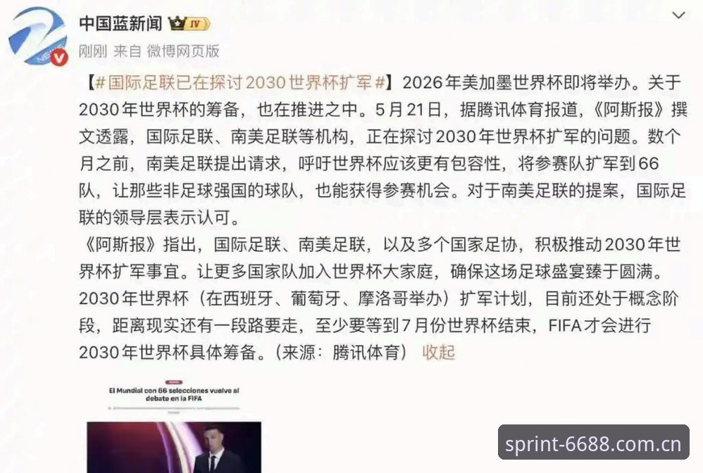世界杯扩军至66队：看懂2030年赛事变革的实用指南